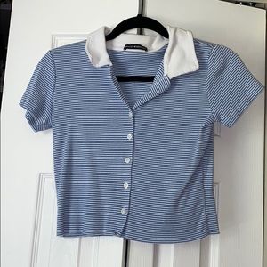 Brandy Melville stripped crop top